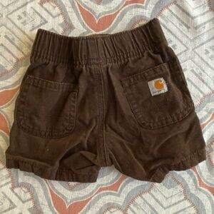 Boys size 6 months CARHARTT Brown shorts